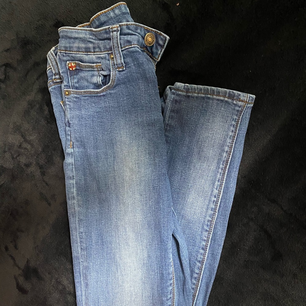 Hudson Girls Dark Wash Skinny Jeans